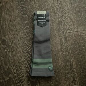 Stance Men's Athletic Socks in Gray and Green